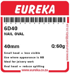 6D40 - Oval Nail -6D40_label_T